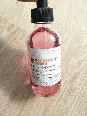 birthday cake - body oil